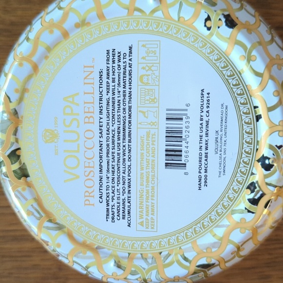 Voluspa: Prosecco Bellini Candle - Picture 3 of 3